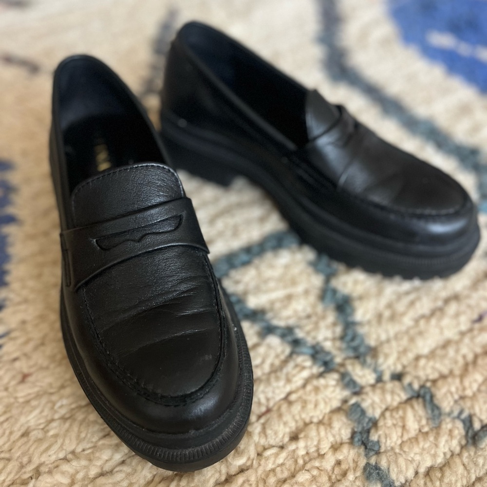 Portland Leather Patina Zoe Chunky Loafers - Picture 11 of 12